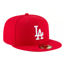 Load image into Gallery viewer, New Era 5950 LA Dodgers in Scarlet

