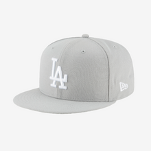 Load image into Gallery viewer, New Era 5950 LA Dodgers 2024 World Series Patch in Basic Gray
