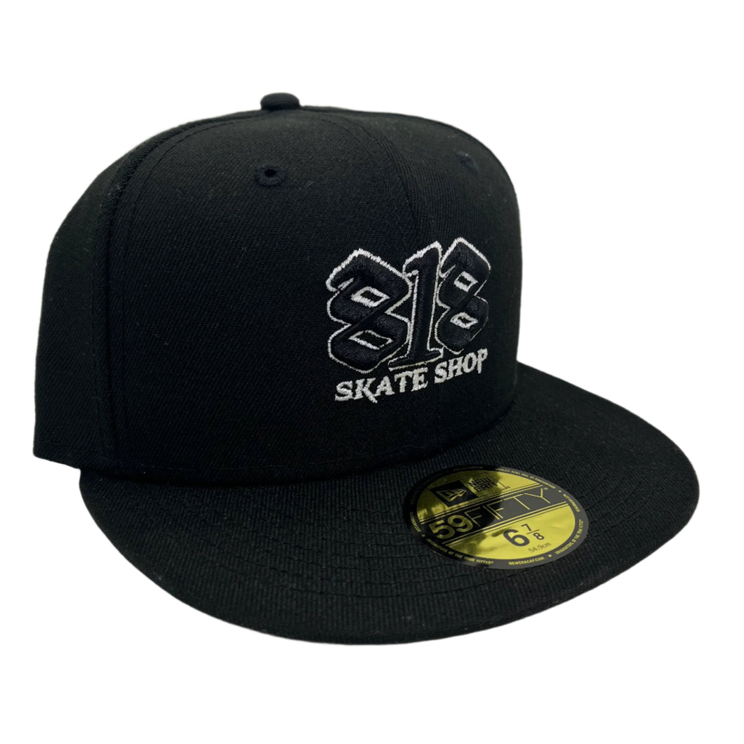 New Era 5950 818 Skate Shop Outline in Black