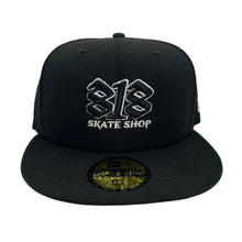 Load image into Gallery viewer, New Era 5950 818 Skate Shop Outline - Black
