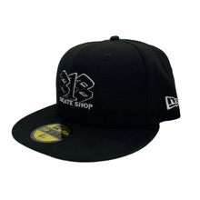 Load image into Gallery viewer, New Era 5950 818 Skate Shop Outline - Black
