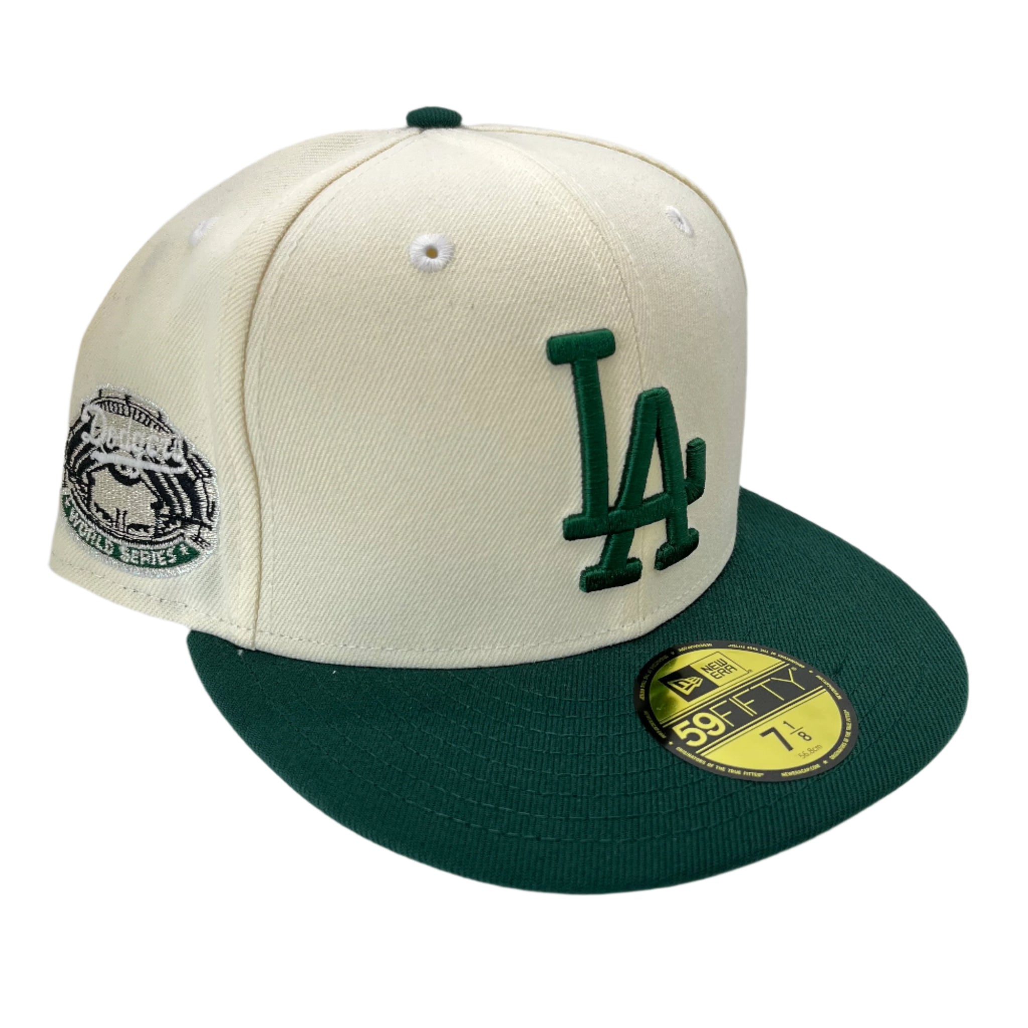 New Era 5950 LA Dodgers 1963 World Series Patch in Chrome