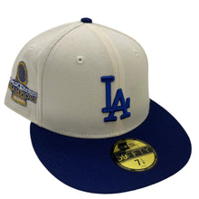 Load image into Gallery viewer, New Era 5950 Los Angeles Dodgers 2024 World Series Champions Patch in Chrome/Metallic Royal
