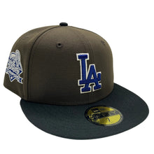 Load image into Gallery viewer, New Era 5950 Los Angeles Dodgers 2024 World Series Champions Patch in Walnut/Black
