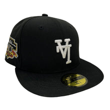 Load image into Gallery viewer, New Era 5950 Upsidedown LA Dodgers Jackie Robinson 50th Anniversary Patch - Black
