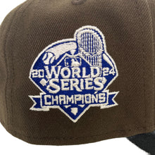 Load image into Gallery viewer, New Era 940 A-Frame Los Angeles Dodgers 2024 World Series Champions Patch in Walnut/Black
