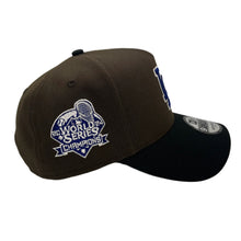 Load image into Gallery viewer, New Era 940 A-Frame Los Angeles Dodgers 2024 World Series Champions Patch in Walnut/Black

