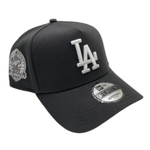 Load image into Gallery viewer, New Era 940 A-Frame Los Angeles Dodgers 60th Anniversary Patch Snapback in Granite
