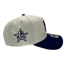 Load image into Gallery viewer, New Era 940 A-Frame Los Angeles Dodgers ASG 22 Patch Snapback in Chrome/Blue
