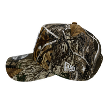 Load image into Gallery viewer, New Era 940 A-Frame Upsidedown LA Dodgers Dodger Dog Patch in Realtree Camo
