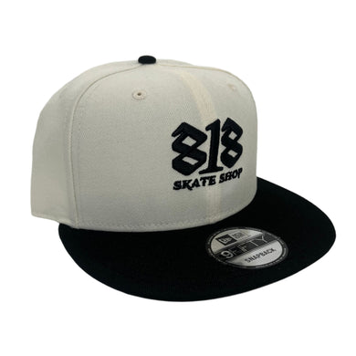 New Era 950 818 Skate Shop Logo Snapback in Chrome/Black