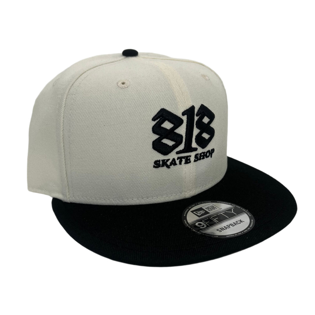 New Era 950 818 Skate Shop Logo Snapback in Chrome/Black