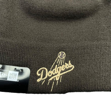 Load image into Gallery viewer, New Era LA Dodgers Knit Beanie in Burnt Wood
