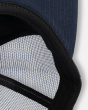 Load image into Gallery viewer, Thrasher Mag Outlined Logo Mesh Cap in Navy
