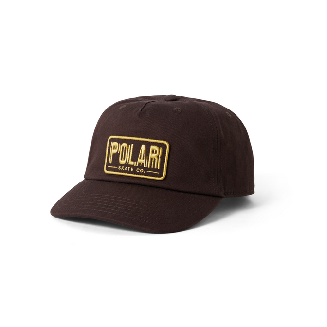 Polar Skate Co. Jake Cap Earthquake Hat in Brown