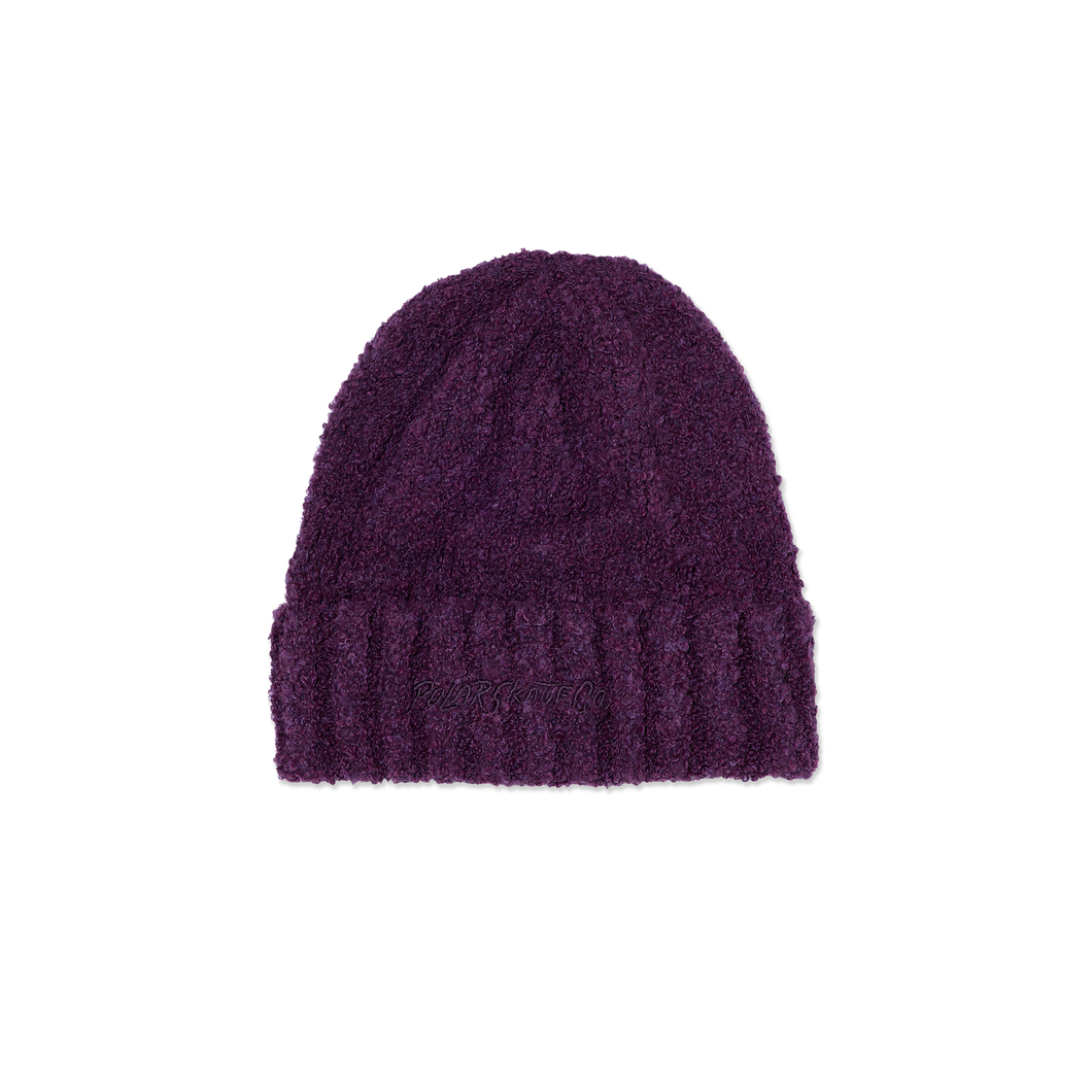 Polar Skate Co. Fluff Beanie in Purple