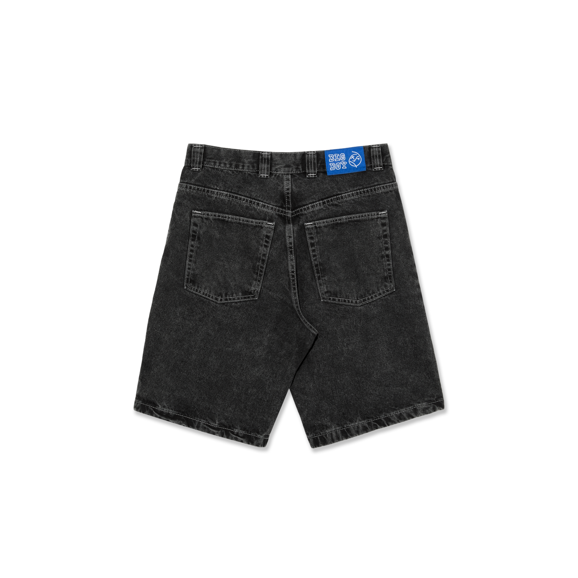 Polar Skate Co. Big Boy Shorts in Silver Black