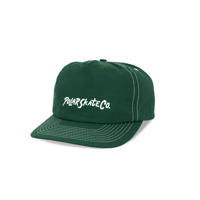 Polar Skate Co. Surf Logo Earl Cap in Dark Green