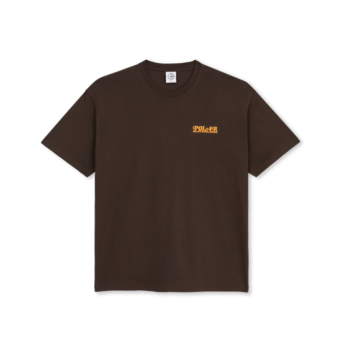 Polar Skate Co. Fields Tee in Chocolate