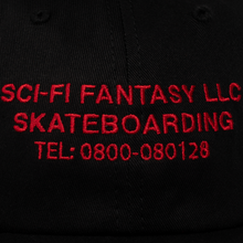 Load image into Gallery viewer, Sci-Fi Fantasy Business Post Hat in Black

