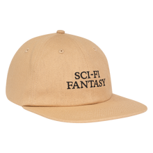 Load image into Gallery viewer, Sci-Fi Fantasy Logo Hat in Khaki/Black

