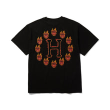 Load image into Gallery viewer, Huf x Spitfire Flame Galaxies Tee in Black
