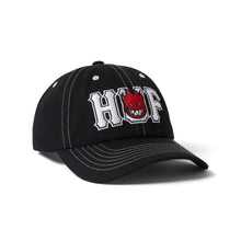 Load image into Gallery viewer, Huf x Spitfire Union Snapback in Black
