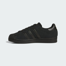 Load image into Gallery viewer, Adidas Superstar ADV in Black/Black/Gold

