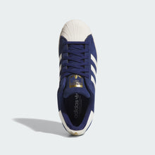 Load image into Gallery viewer, Adidas Superstar ADV in Dark Blue/Chalk White/Gold Metallic
