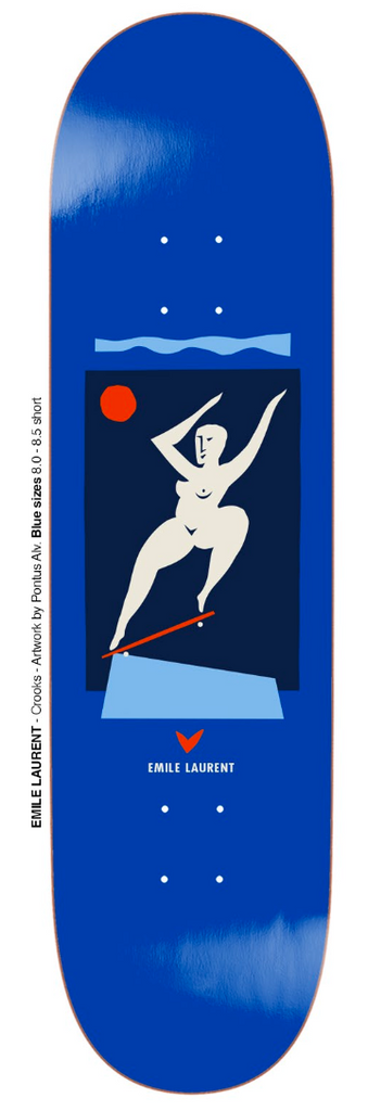 Polar Skate Co. Laurent Crooks Blue Deck