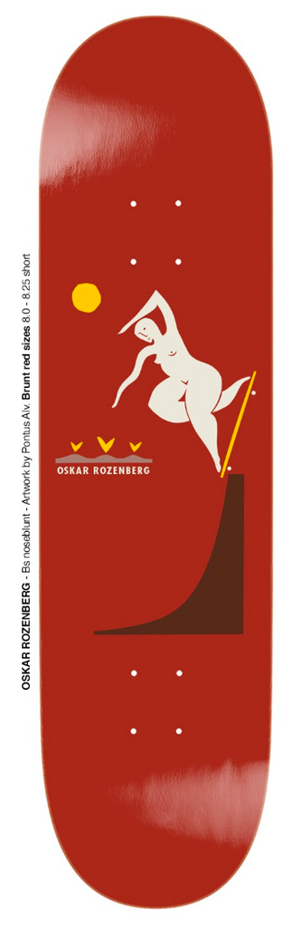 Polar Skate Co. Rozenberg BS Noseblunt Burnt Red Deck