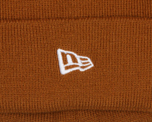 Load image into Gallery viewer, New Era Basic Brown Knit Beanie
