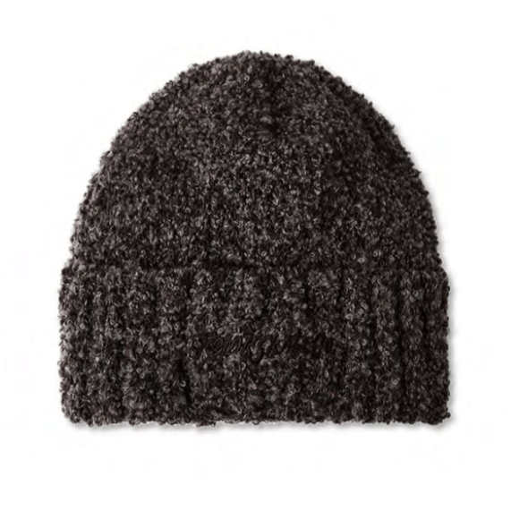 Polar Skate Co. Fluff Beanie in Brown Melange