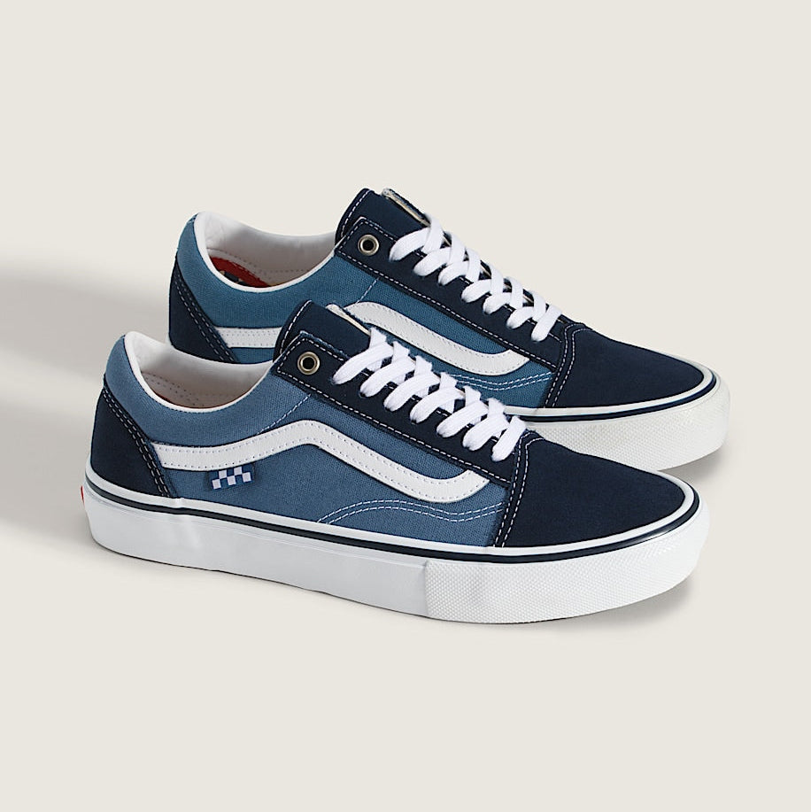 Vans Skate Old Skool in Navy/White – 818 Skate