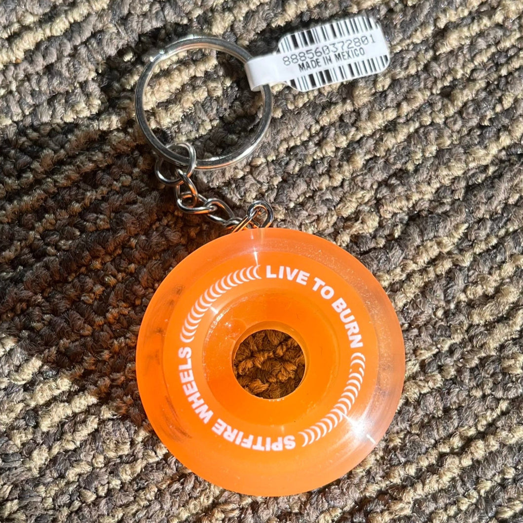 Orange Spitfire Sapphire keychain