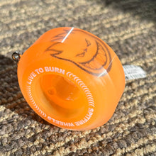 Load image into Gallery viewer, Orange Spitfire Wheel Keychain
