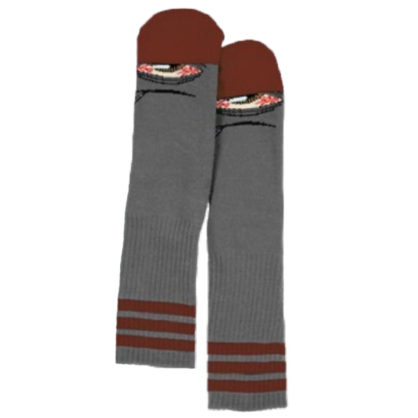 Toy Machine Stoner Sect Socks in Grey