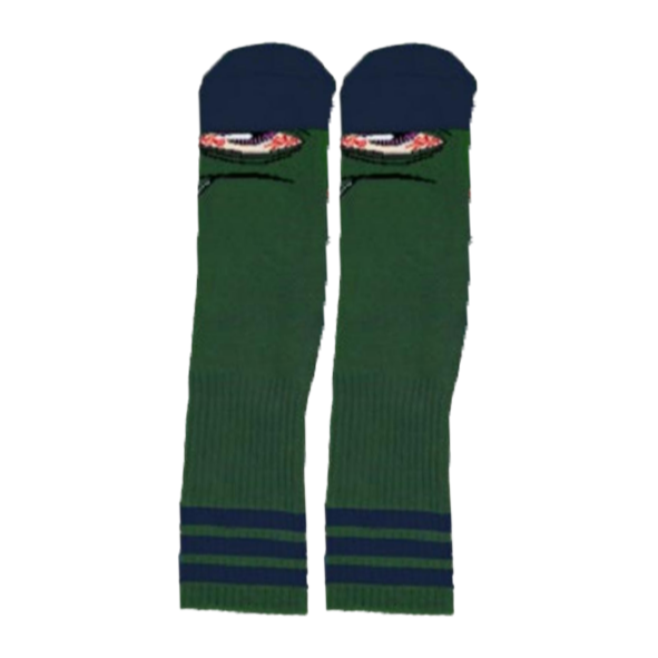 Toy Machine Stoner Sect Socks in Green