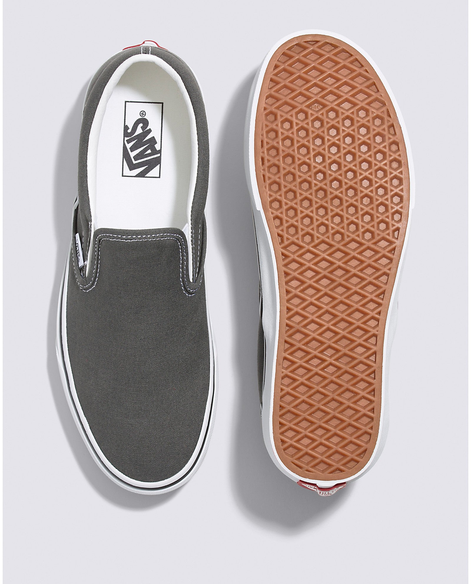 Vans Classic Slip On Skate Shoes Charcoal 3.5