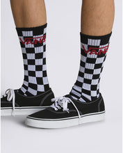 Load image into Gallery viewer, Vans Classic Crew Socks Black/Checkerboard 3-Pack
