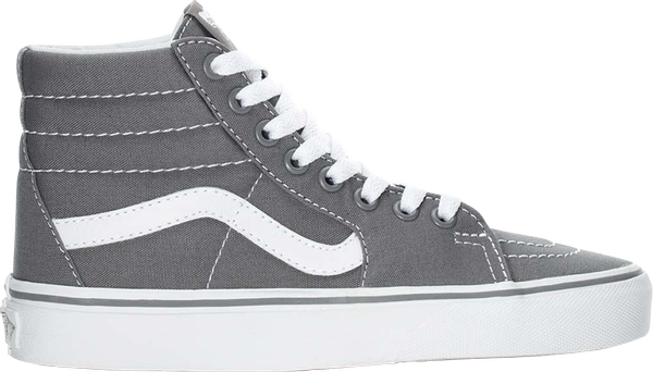Gray vans top high tops womens