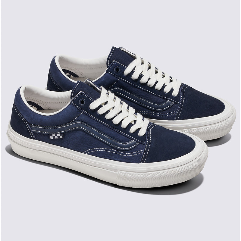 Vans Skate Old Skool in Wrapped Deep Navy/Vintage White