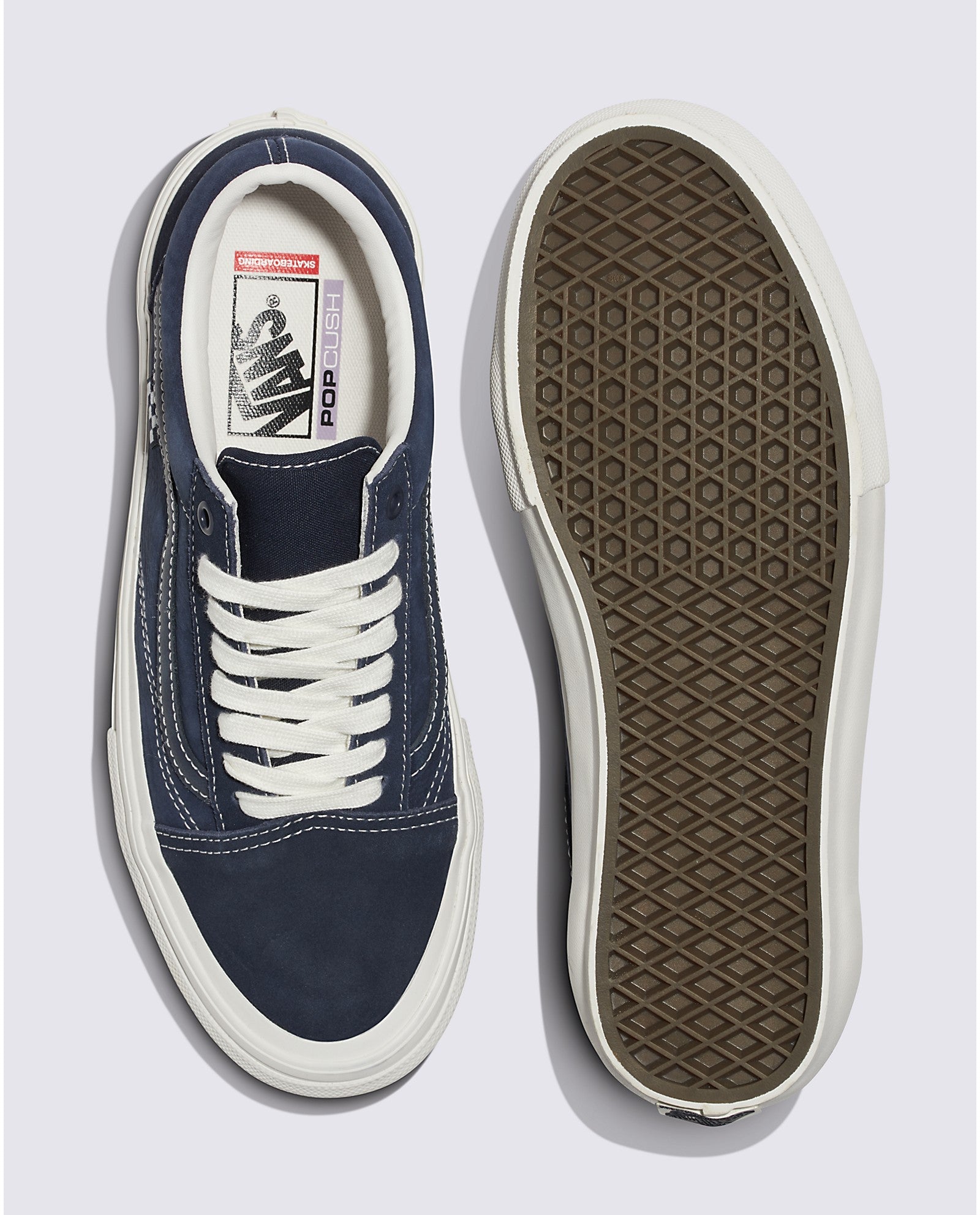Vans Skate Old Skool in Wrapped Deep Navy/Vintage White – 818 Skate