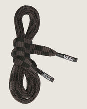 Load image into Gallery viewer, Vans Laces in Checkerboard Black/Charcoal Grey
