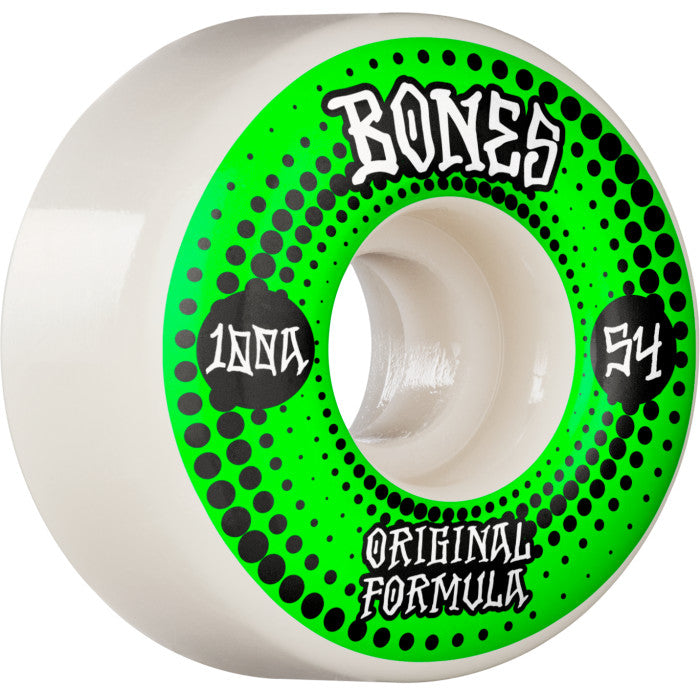 Bones OG 100s Wheels White V4 54mm