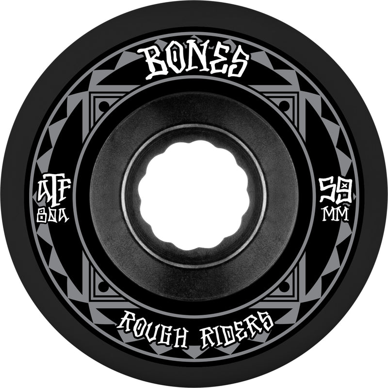 Bones ATF Rough Riders Wheel in Black 80a 59mm