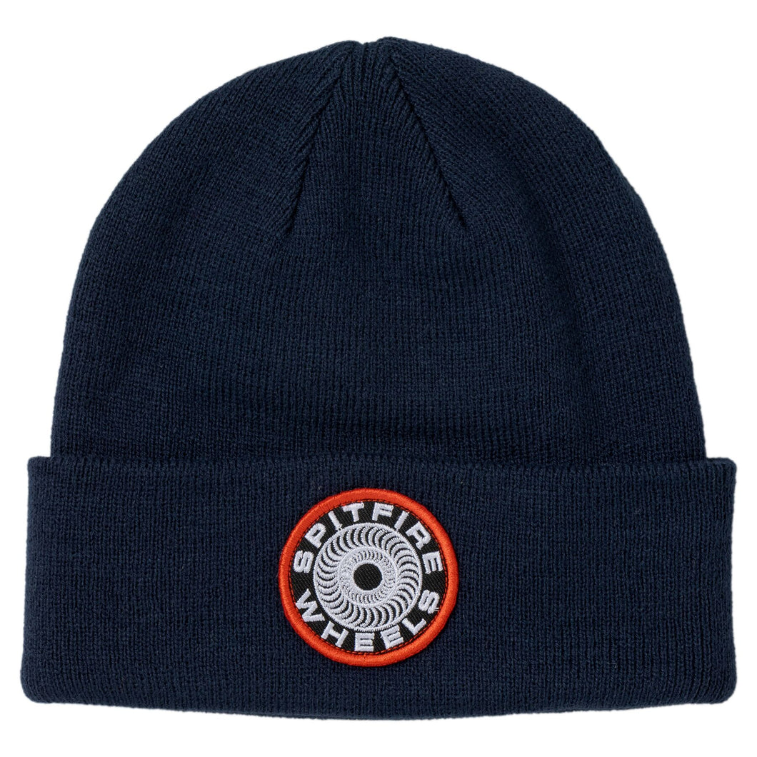 Spitfire Classic 87' Swirl Patch Beanie in Navy