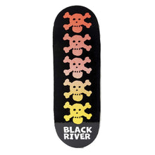Load image into Gallery viewer, Riverlabel Skulls - Blackriver Pro Fingerboard Deck 36mm
