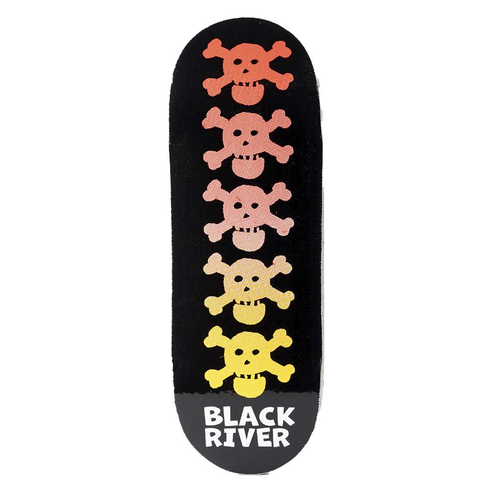 Riverlabel Skulls - Blackriver Pro Fingerboard Deck 36mm