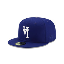 Load image into Gallery viewer, New Era 5950 Upsidedown LA Dodgers in Dark Royal
